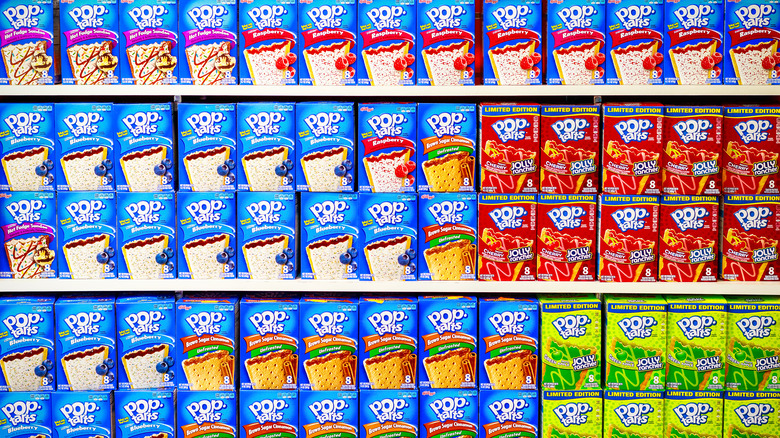Boxes of Pop-Tarts on store shelves