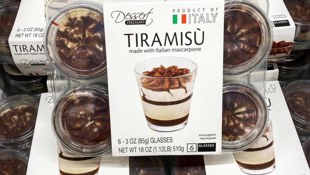 Six pack of Costco Dessert Italiano Tiramisu cups