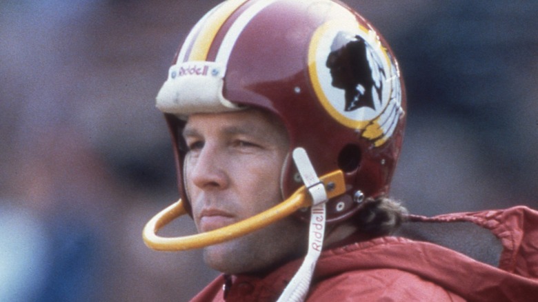 Mark Moseley with Redskins helmet