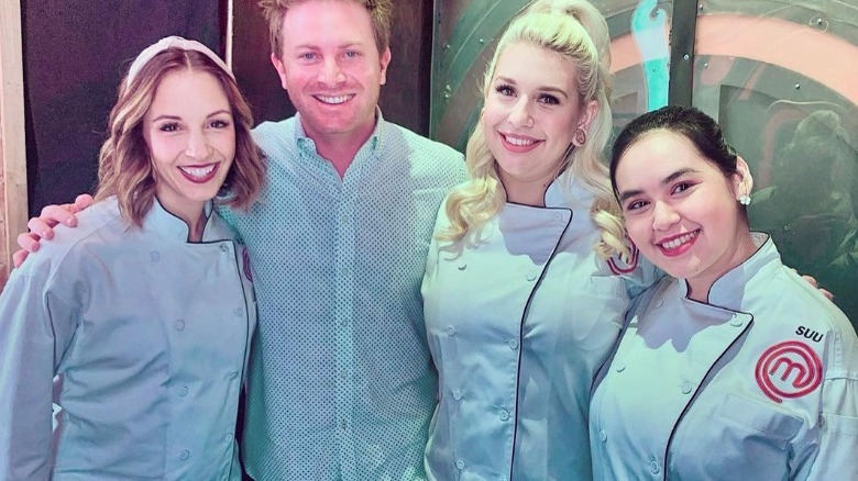 Kelsey Murphy with others from Masterchef