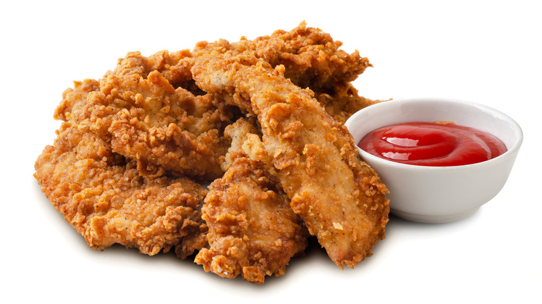 Chicken Tenders with sauce