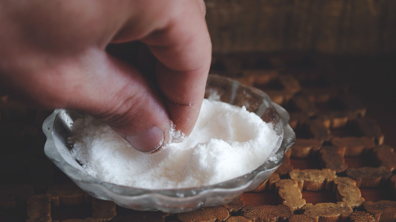 taking a pinch of salt