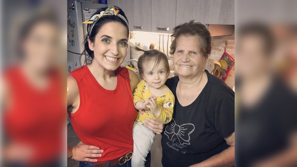 Laura Vitale and her grandma