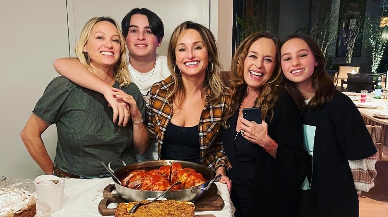 Giada De Laurentiis and family