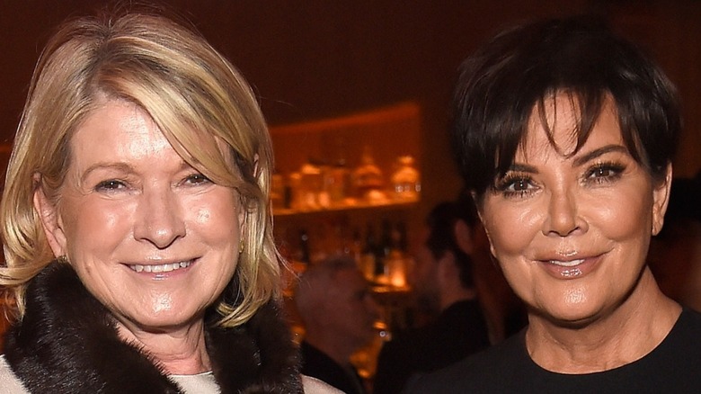 Martha Stewart and Kris Jenner smiling