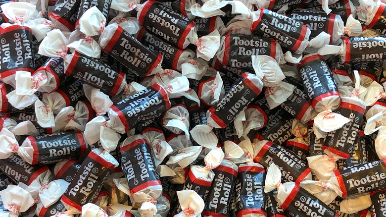 pile of Tootsie Rolls