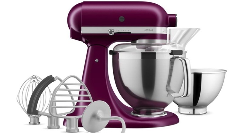 KitchenAid beetroot stand mixer