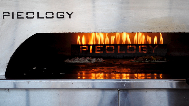 Pieology flaming oven