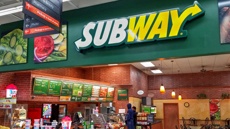 Subway chain restaurant