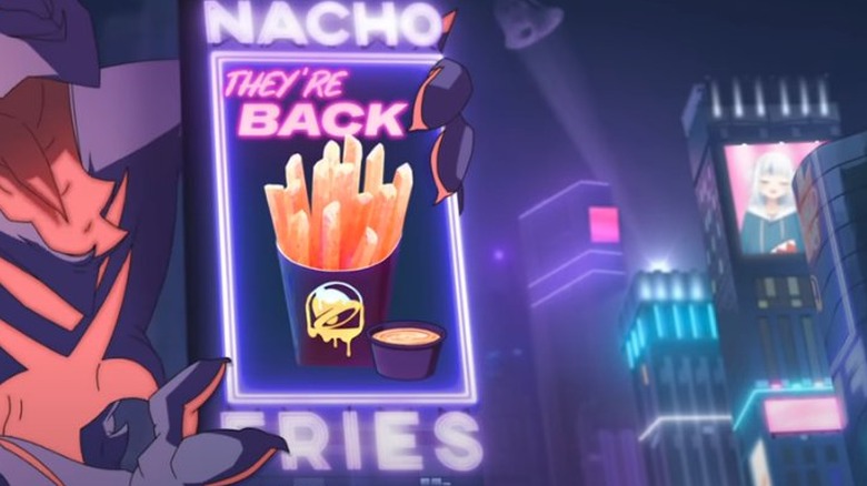 Screenshot from the Taco Bell ad "Fry Force"
