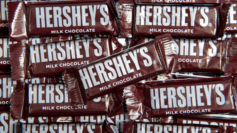 Hershey's milk chocolate bars