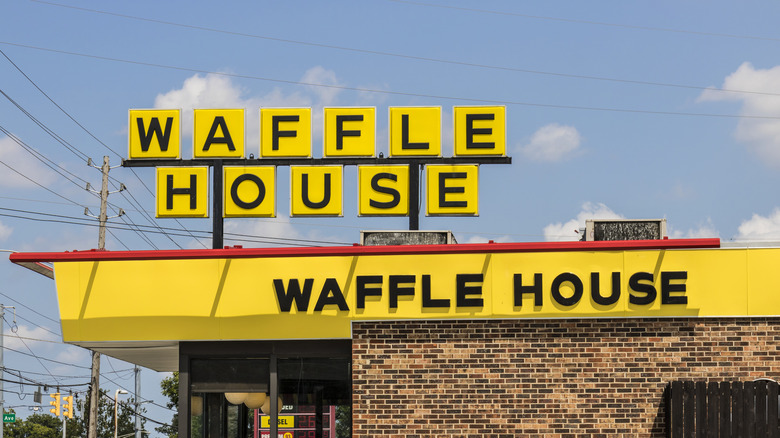 Waffle House restaurant shopfront 
