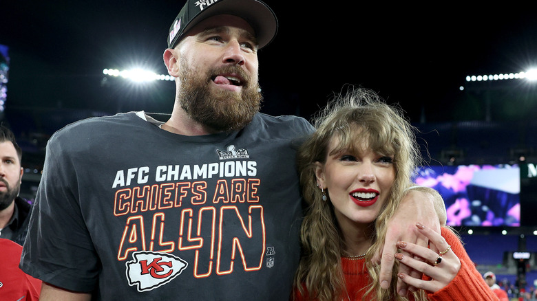 Taylor Swift with Travis Kelce