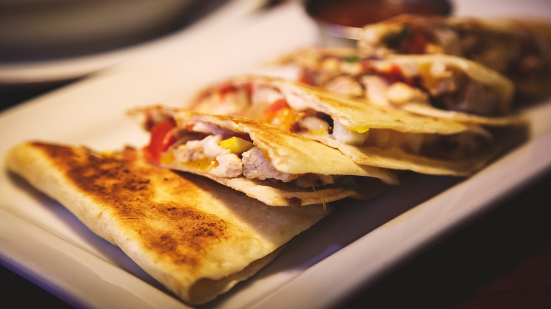 chicken bacon quesadilla