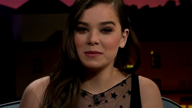 Hailee Steinfeld discussing "Bad Blood"