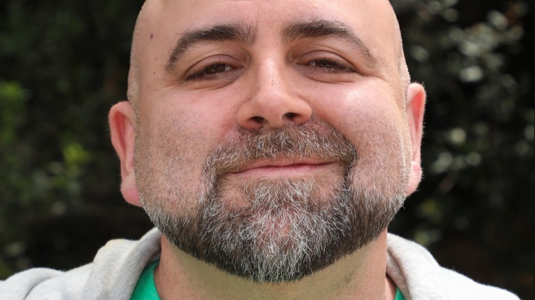 Duff Goldman with half smile