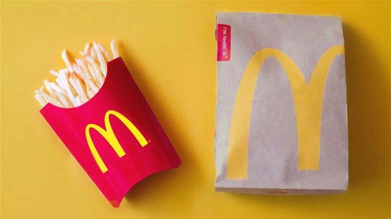 McDonald's bag and fries