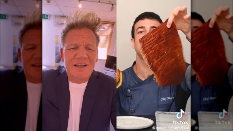 Gordon Ramsay cringing at barbecue sauce video
