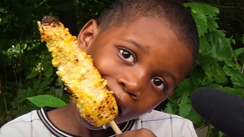 Corn Kid Eating Corn