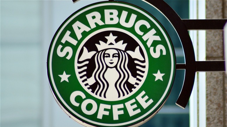 A Starbucks sign