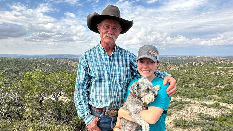 Kent and Shannon Rollins with dog