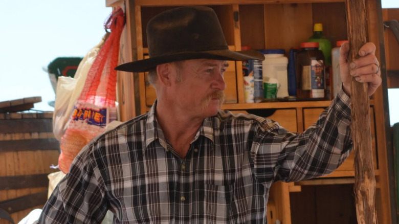 Kent Rollins and chuck wagon
