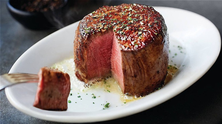 steak that's been cut open