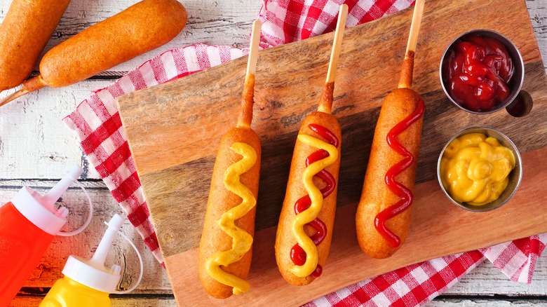 Fancy corn dogs