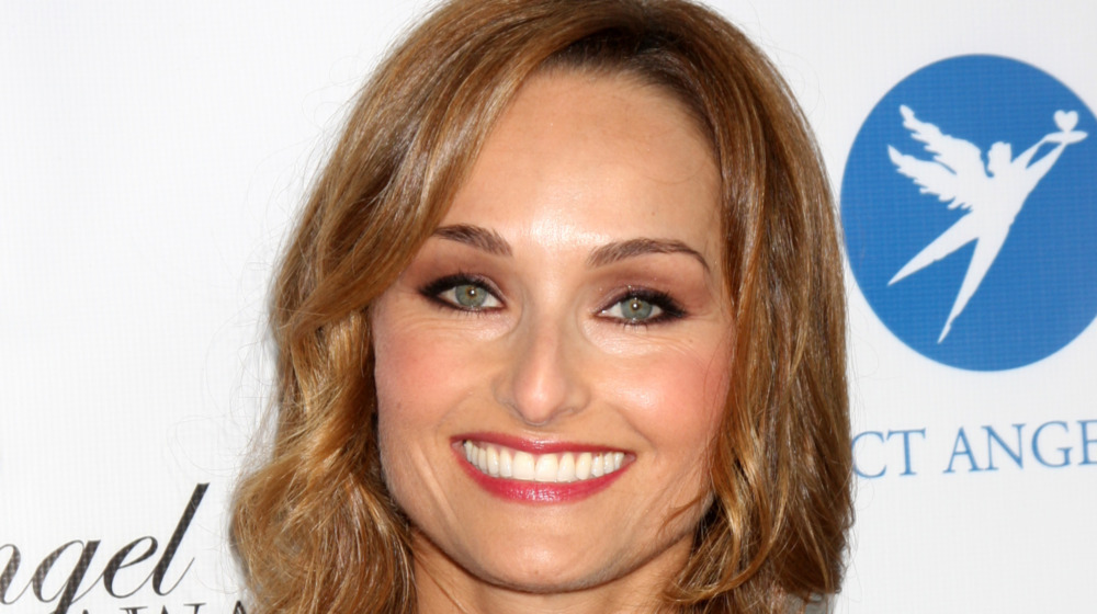 Giada De Laurentiis wearing bright lipstick