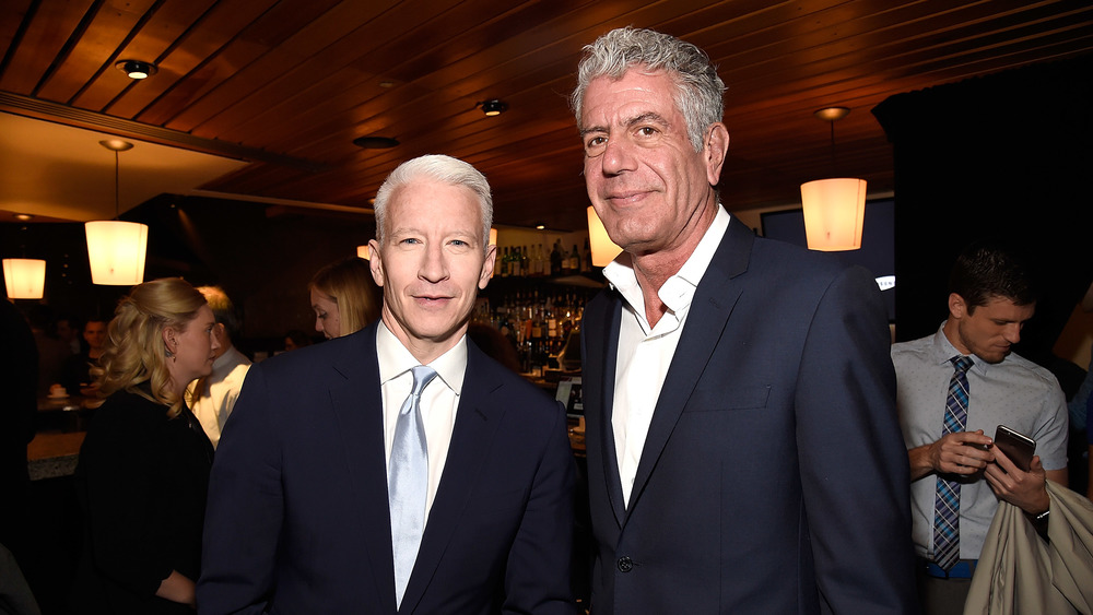 Anderson Cooper and Anthony Bourdain