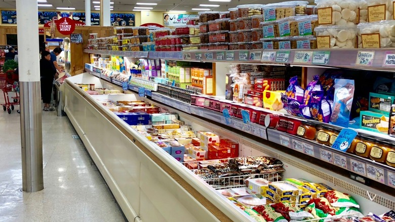 freezer section at Trader Joe's