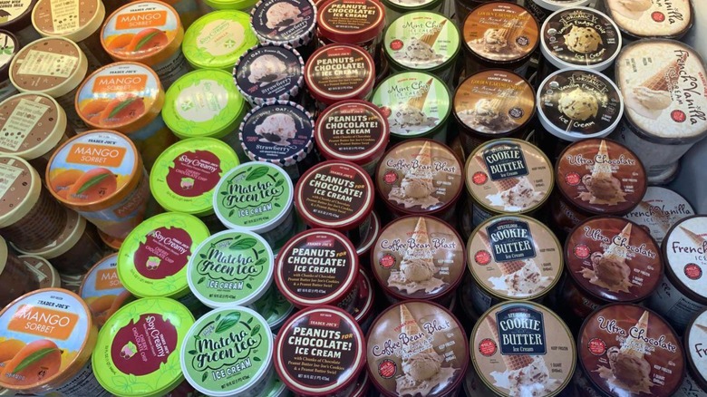 Trader Joe's ice cream freezer