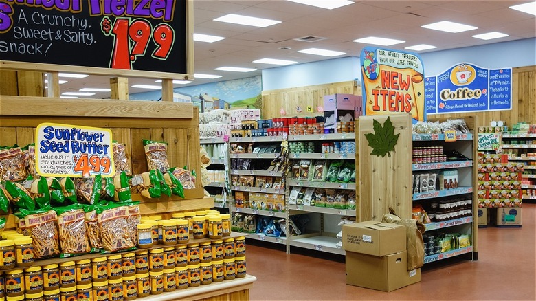 Trader Joe's aisle with products