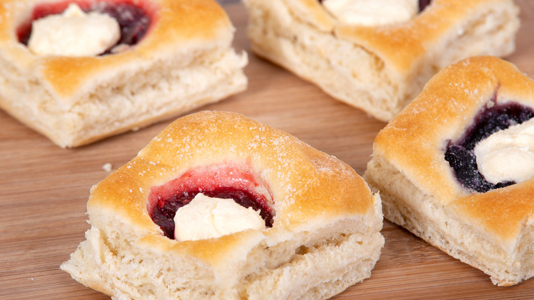 Assorted fruit kolaches