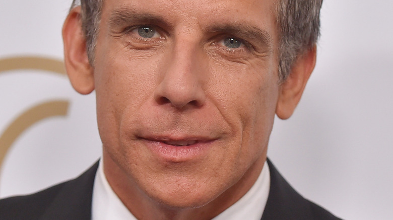 Ben Stiller with slight smile on the red carpet