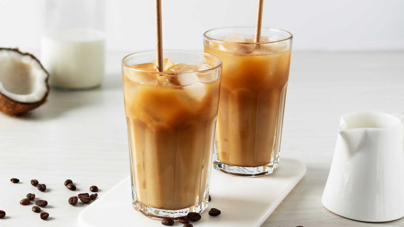 The Trick To Creamy‚ Frothy Coconut Iced Coffee Without Any Dairy
