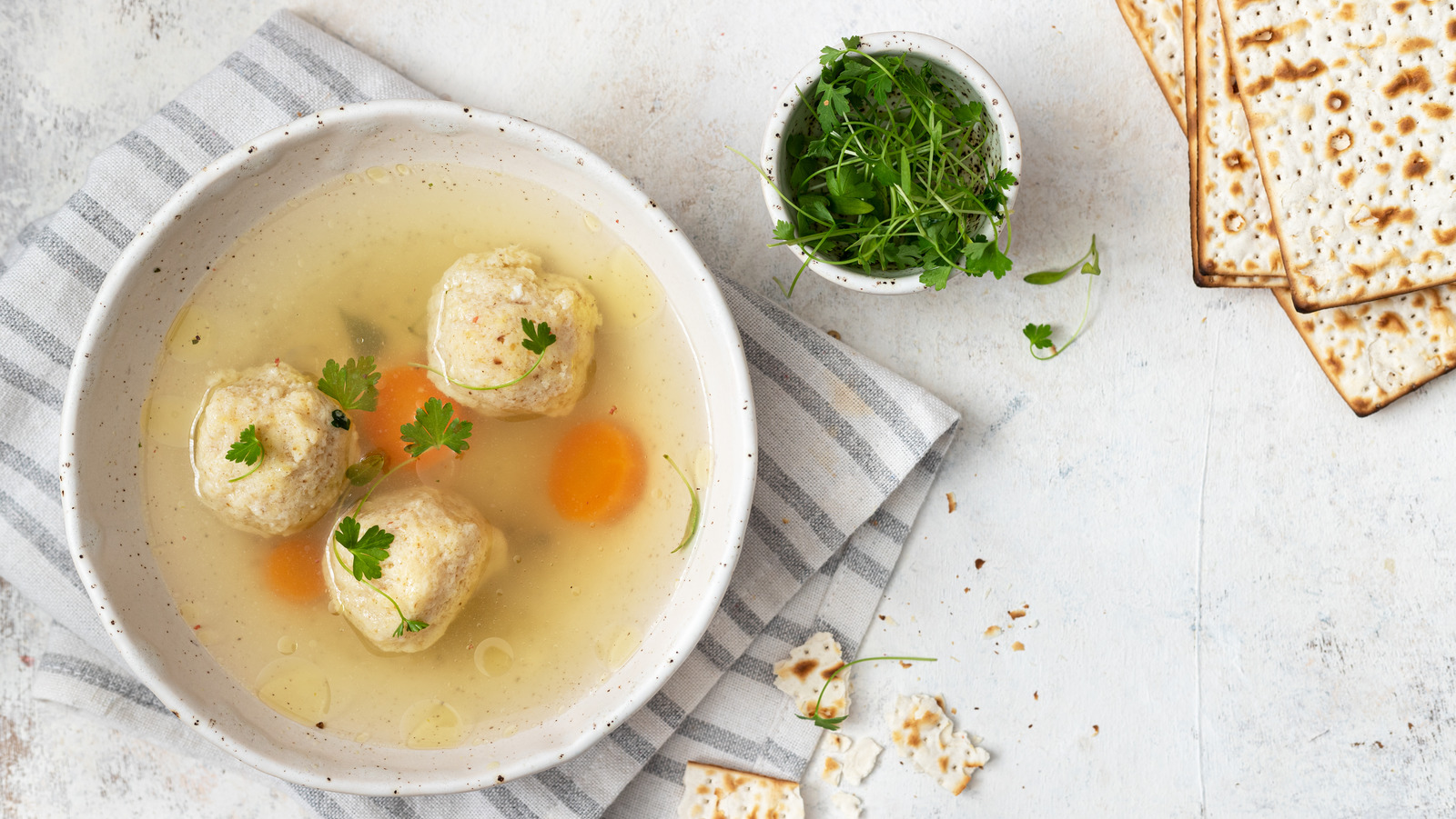 The Trick To Knowing When Matzo Balls Are Done Cooking