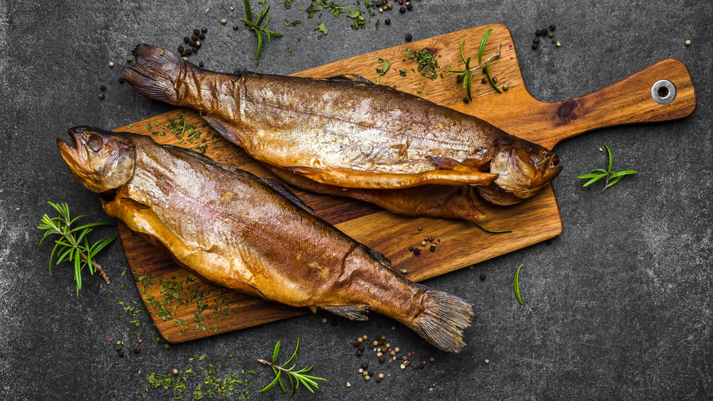 Smoked whole fish