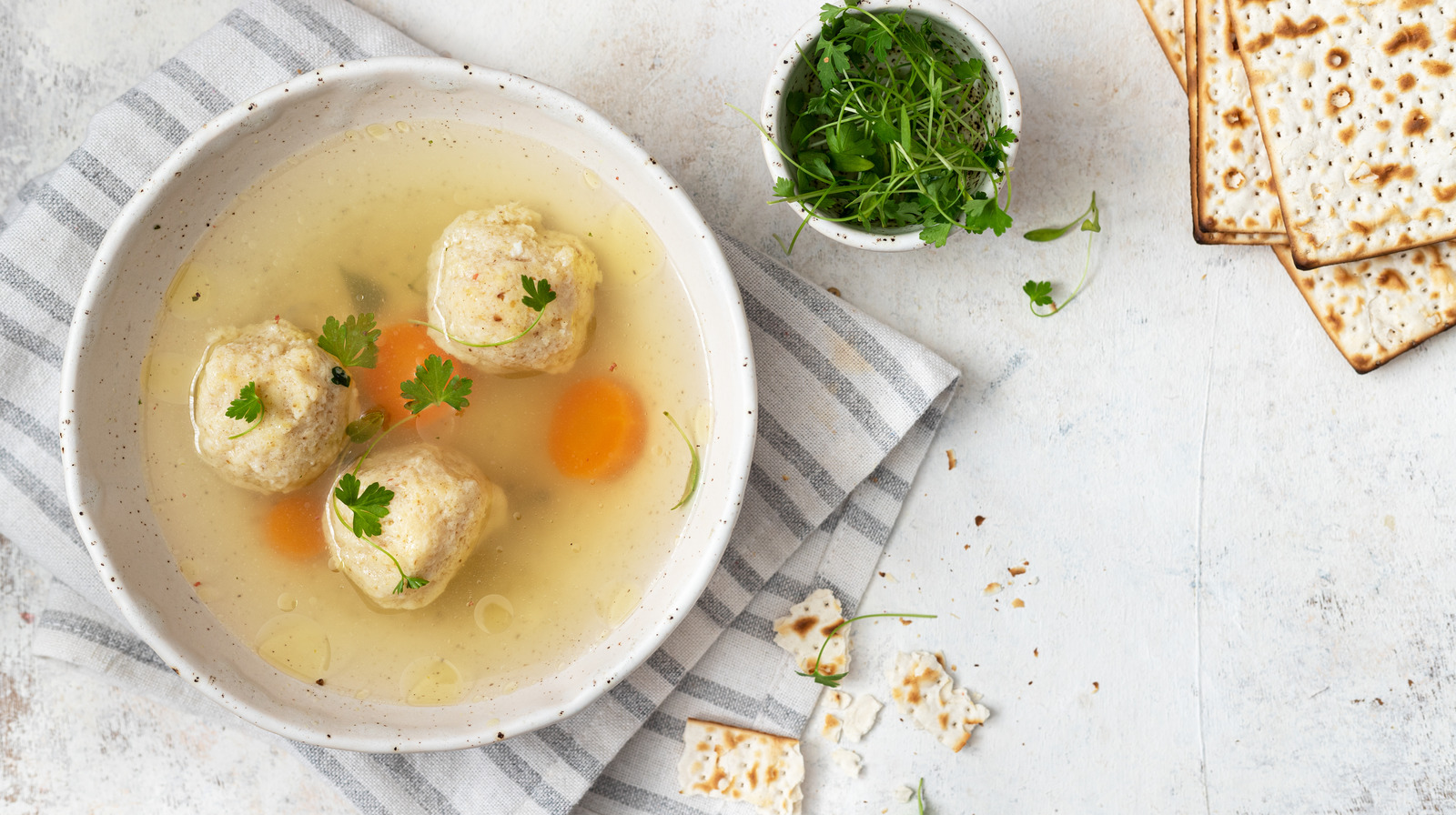 The True Origin Of Matzo Ball Soup