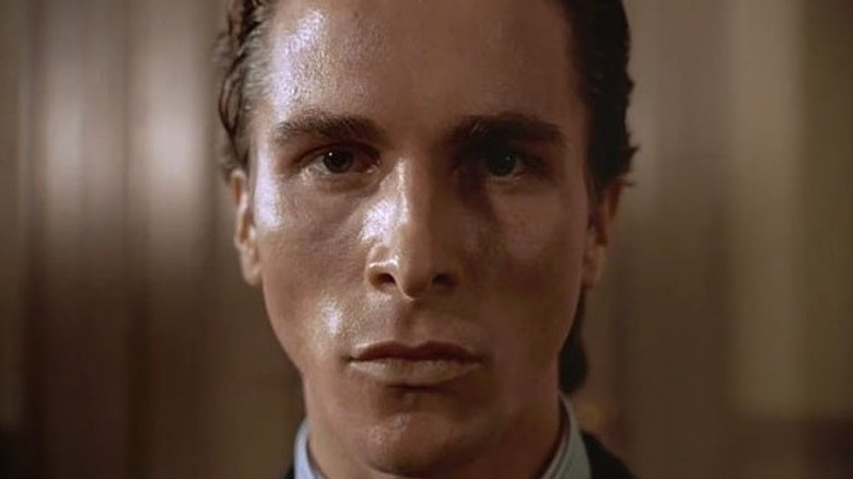 Close-up of Christian Bale in American Psycho