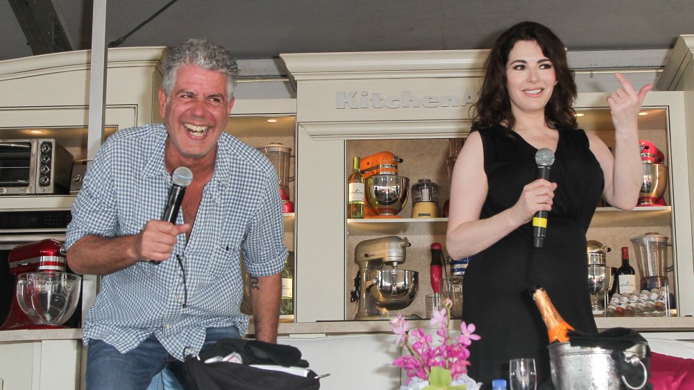 Nigella Lawson and Anthony Bourdain