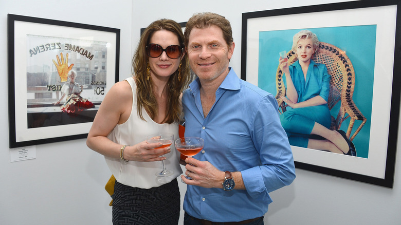 Bobby Flay and Stephanie March