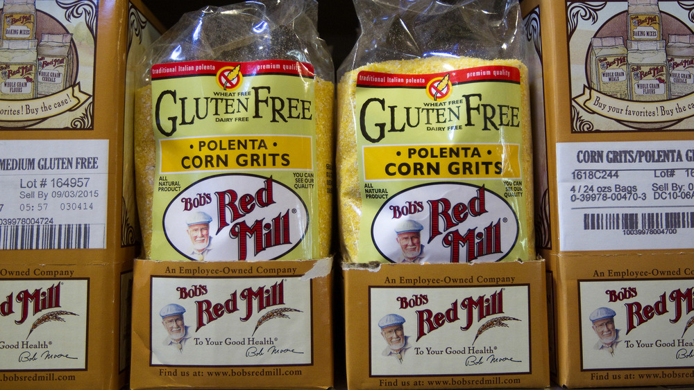 Bags of gluten free flours