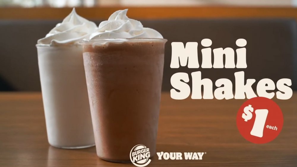 Burger King Mini Shakes