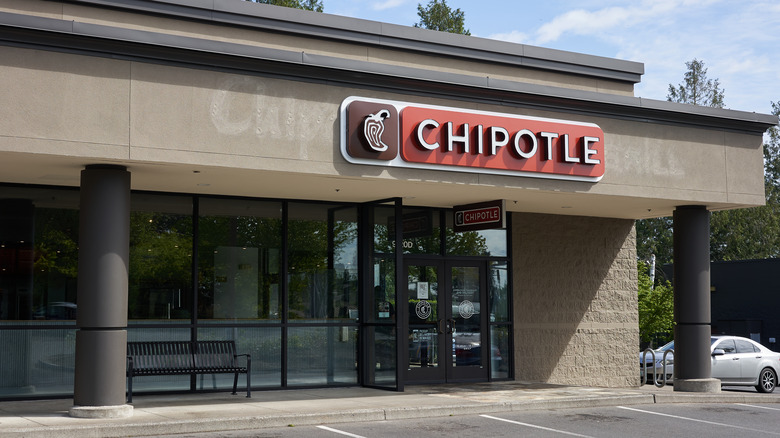 Chipotle storefront