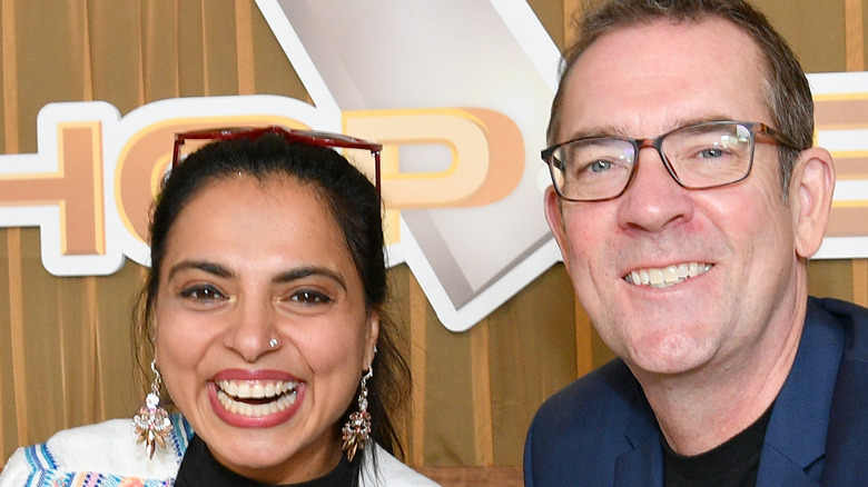 Maneet Chauhan and Ted Allen