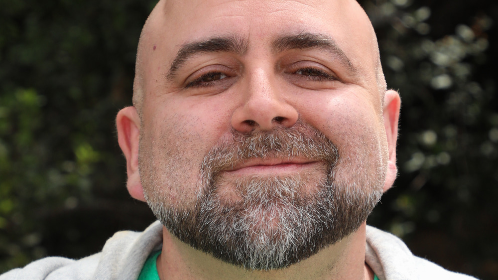 Duff Goldman smirking