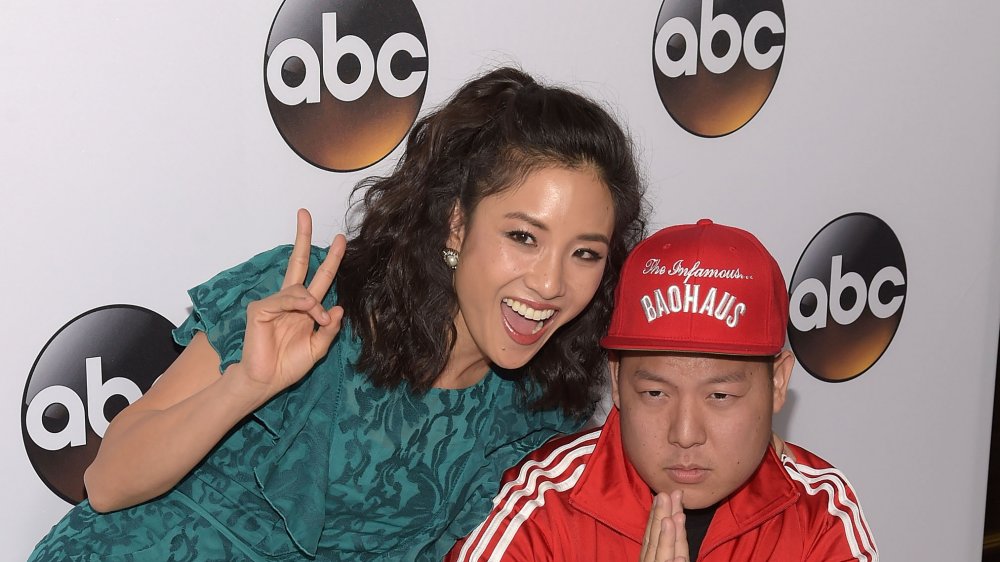 Chef Eddie Huang and Constance Wu