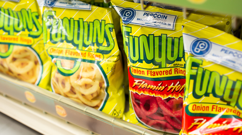 Funyuns on store shelf