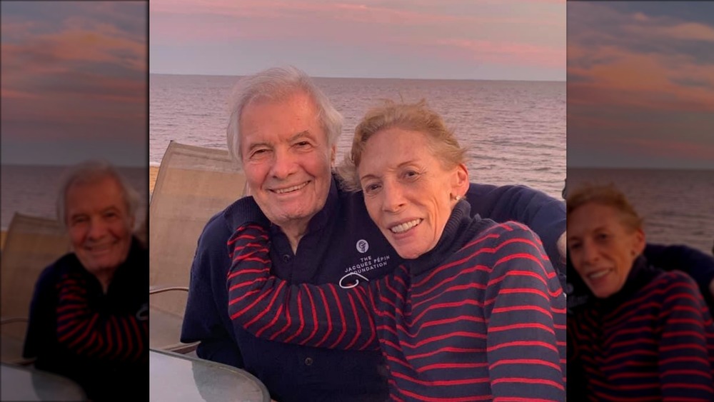 Gloria and Jacques Pépin